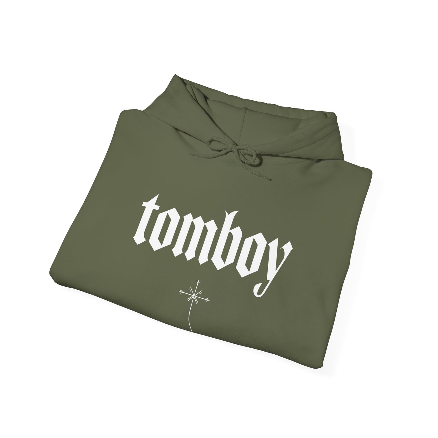 Tomboy Plus Size Hoodie (3XL–5XL) | Gothic Lesbian Streetwear | Pride Apparel by Dyke Clothing Co.