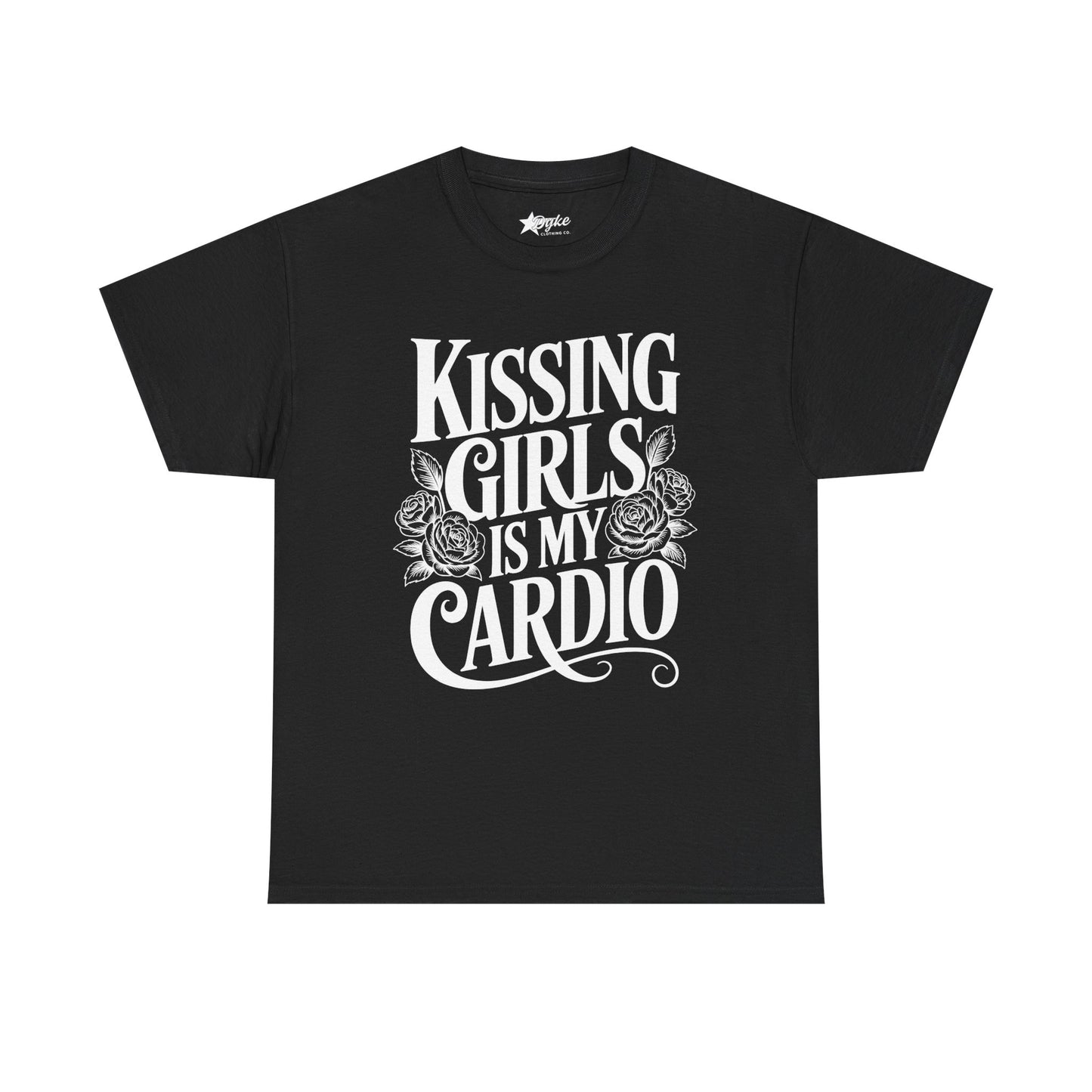Kissing Girls Is My Cardio T-Shirt | 3XL–5XL Lesbian Pride Tee
