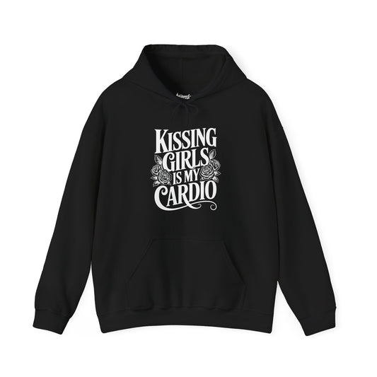 Kissing Girls Is My Cardio – Lesbian Hoodie | Dyke Clothing Co.