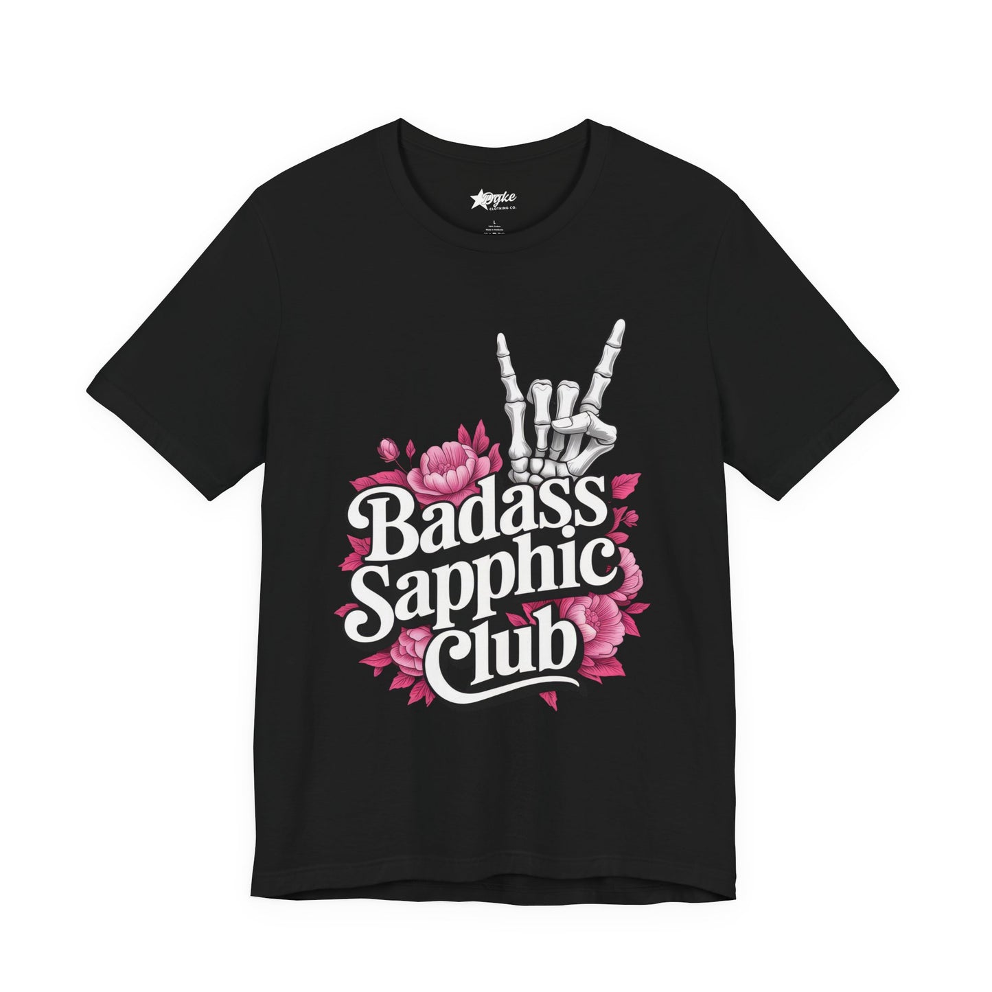 Badass Sapphic Club Tee – Bold Lesbian Graphic Shirt