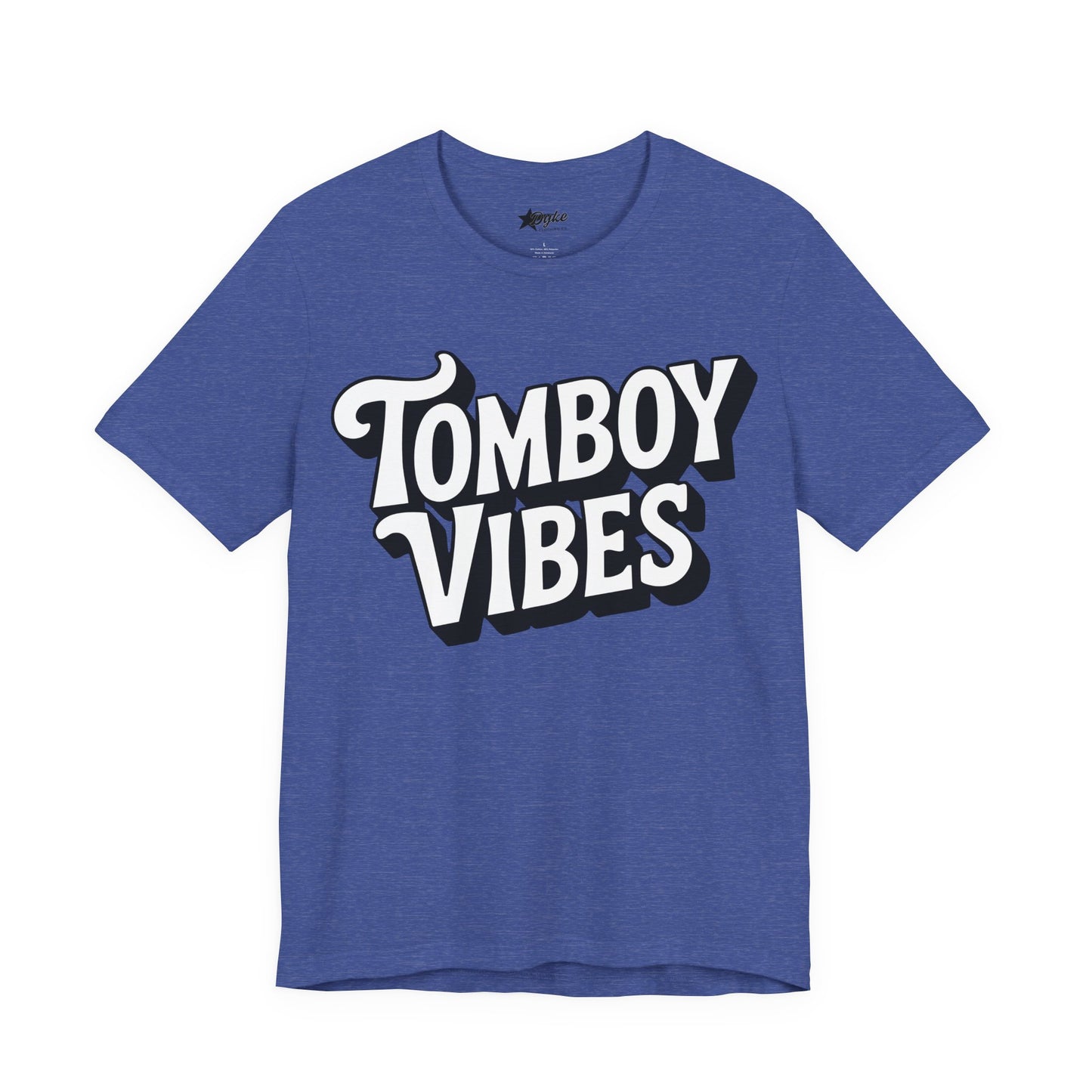 Tomboy Vibes T-Shirt | Bold Lesbian Pride Graphic Tee