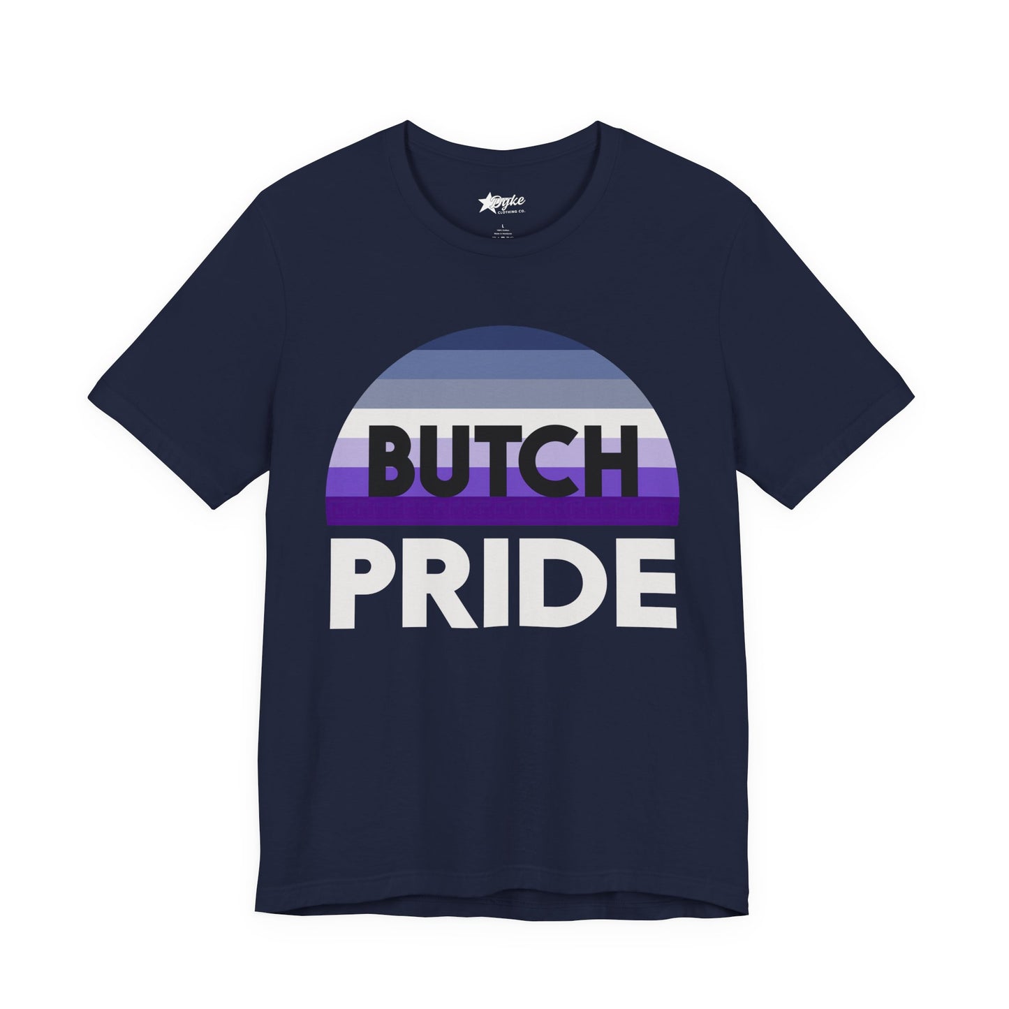 Butch Pride T-Shirt – Bold Lesbian Identity Tee with Butch Flag