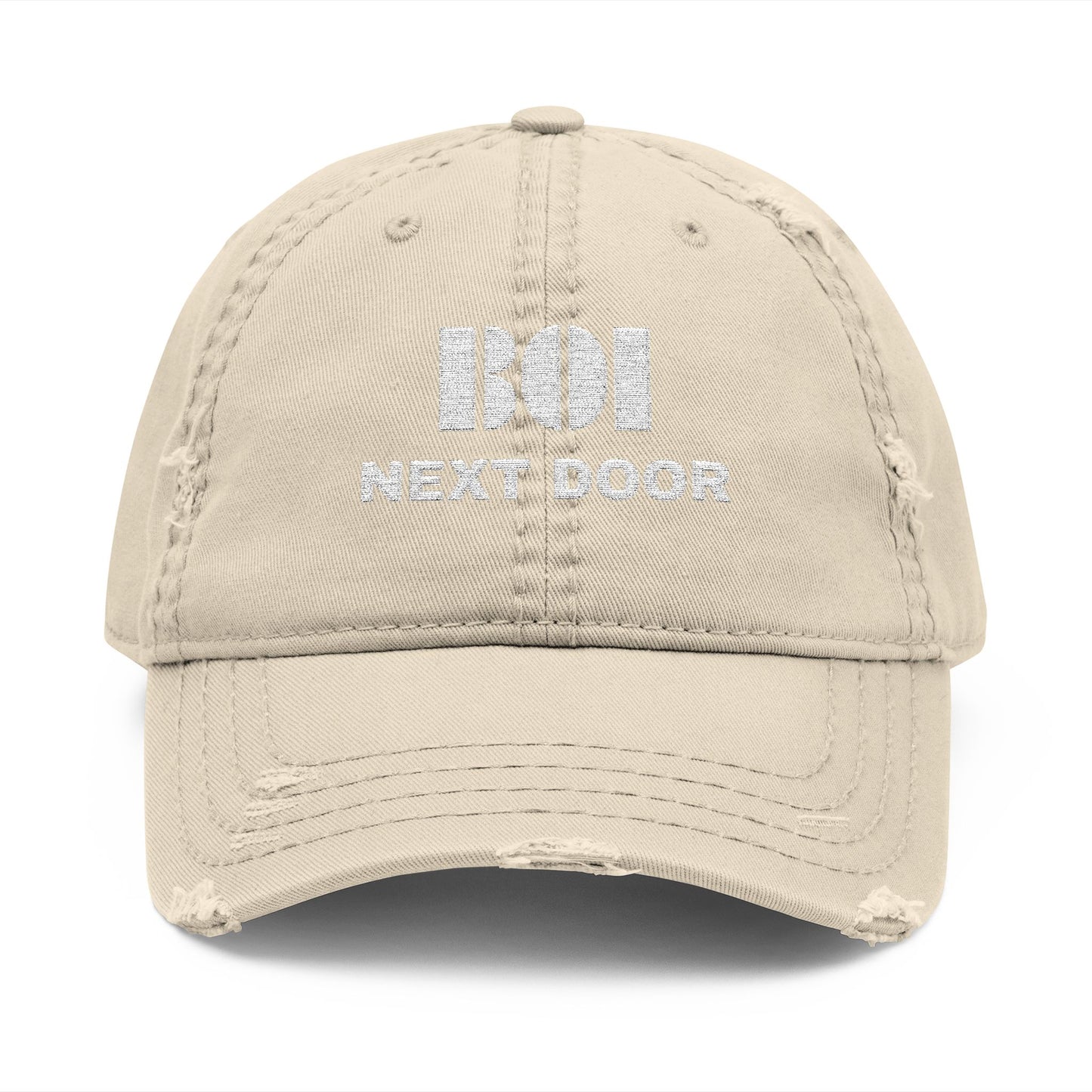 BOI Next Door Distressed Dad Hat – Dyke Clothing Co.