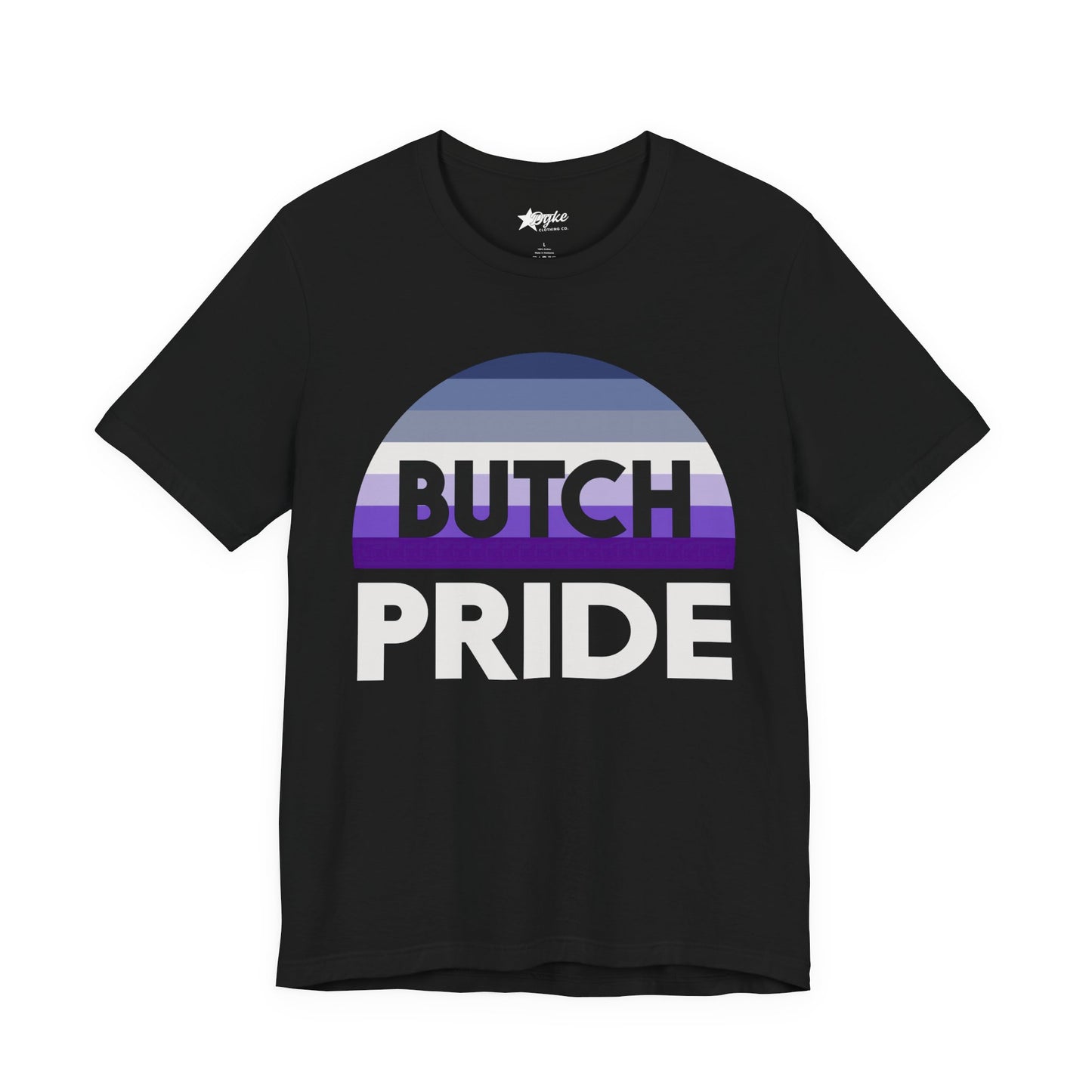 Butch Pride T-Shirt – Bold Lesbian Identity Tee with Butch Flag