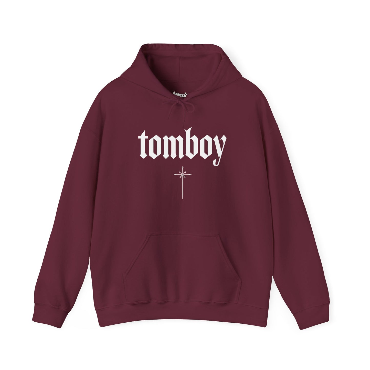 Tomboy Plus Size Hoodie (3XL–5XL) | Gothic Lesbian Streetwear | Pride Apparel by Dyke Clothing Co.