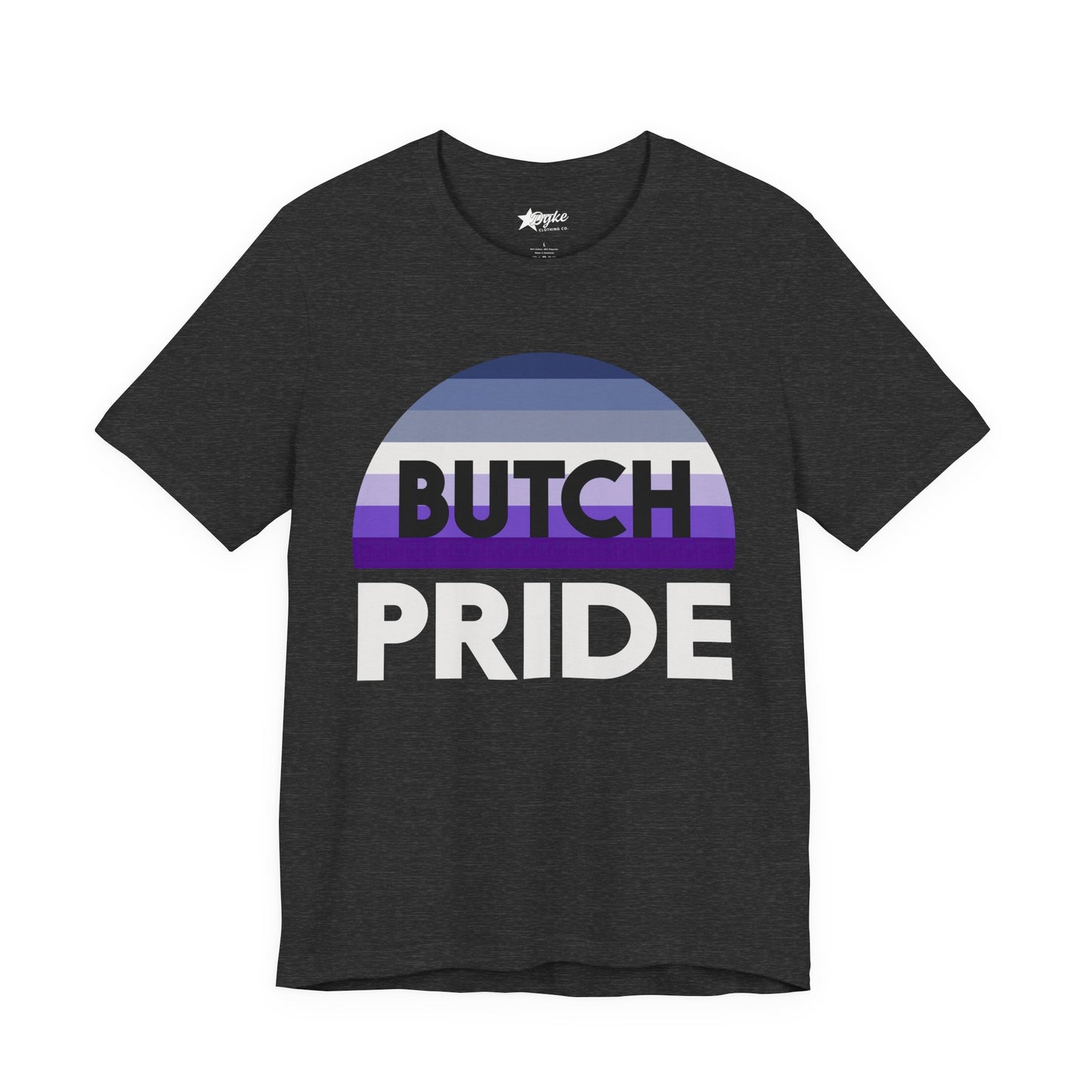 Butch Pride T-Shirt – Bold Lesbian Identity Tee with Butch Flag