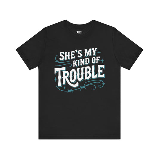 She's My Kind of Trouble - Lesbian Graphic Tee