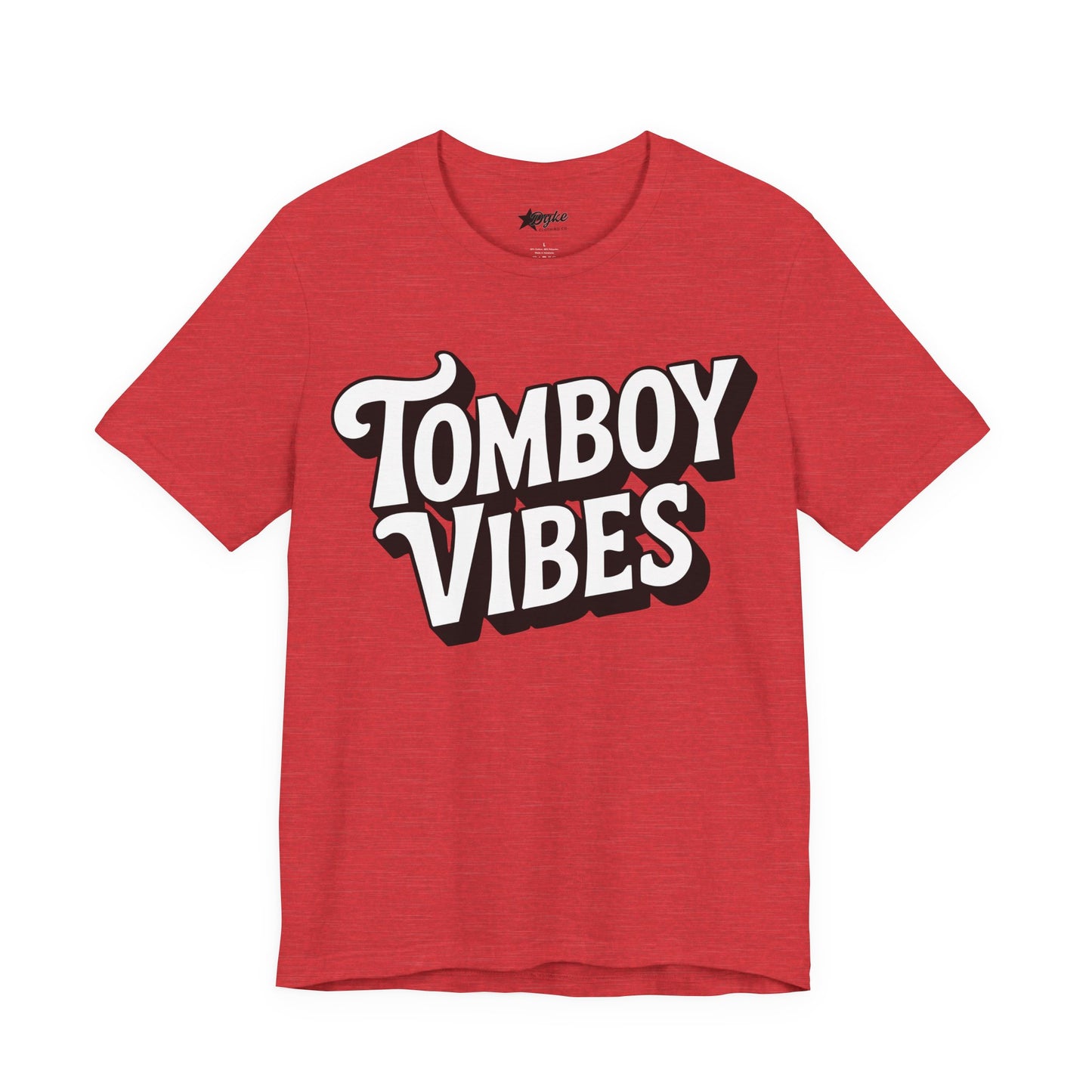 Tomboy Vibes T-Shirt | Bold Lesbian Pride Graphic Tee