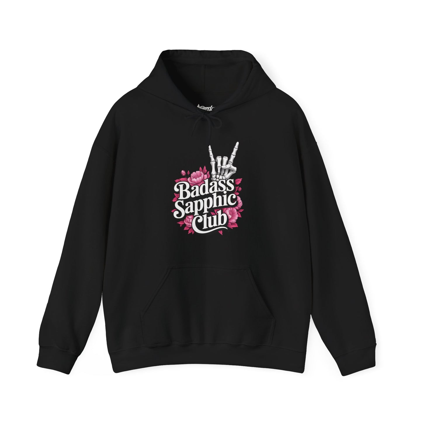 Badass Sapphic Club Hoodie | Lesbian Pride Streetwear by Dyke Clothing Co.