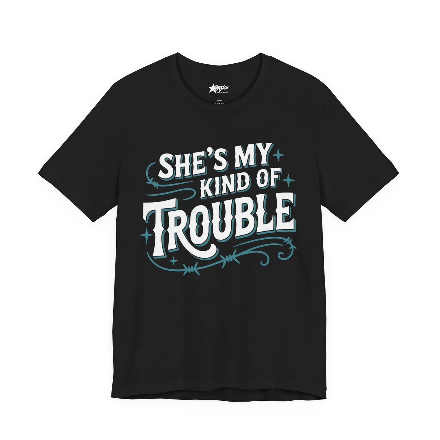 She's My Kind of Trouble - Lesbian Graphic Tee