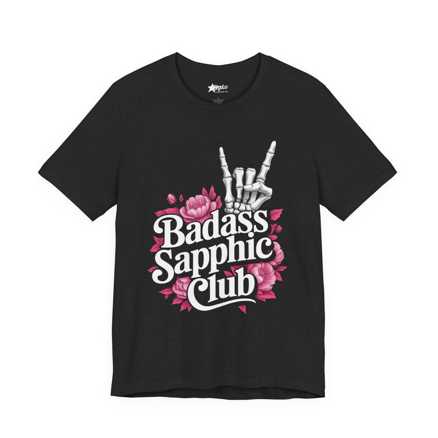 Badass Sapphic Club Tee – Bold Lesbian Graphic Shirt