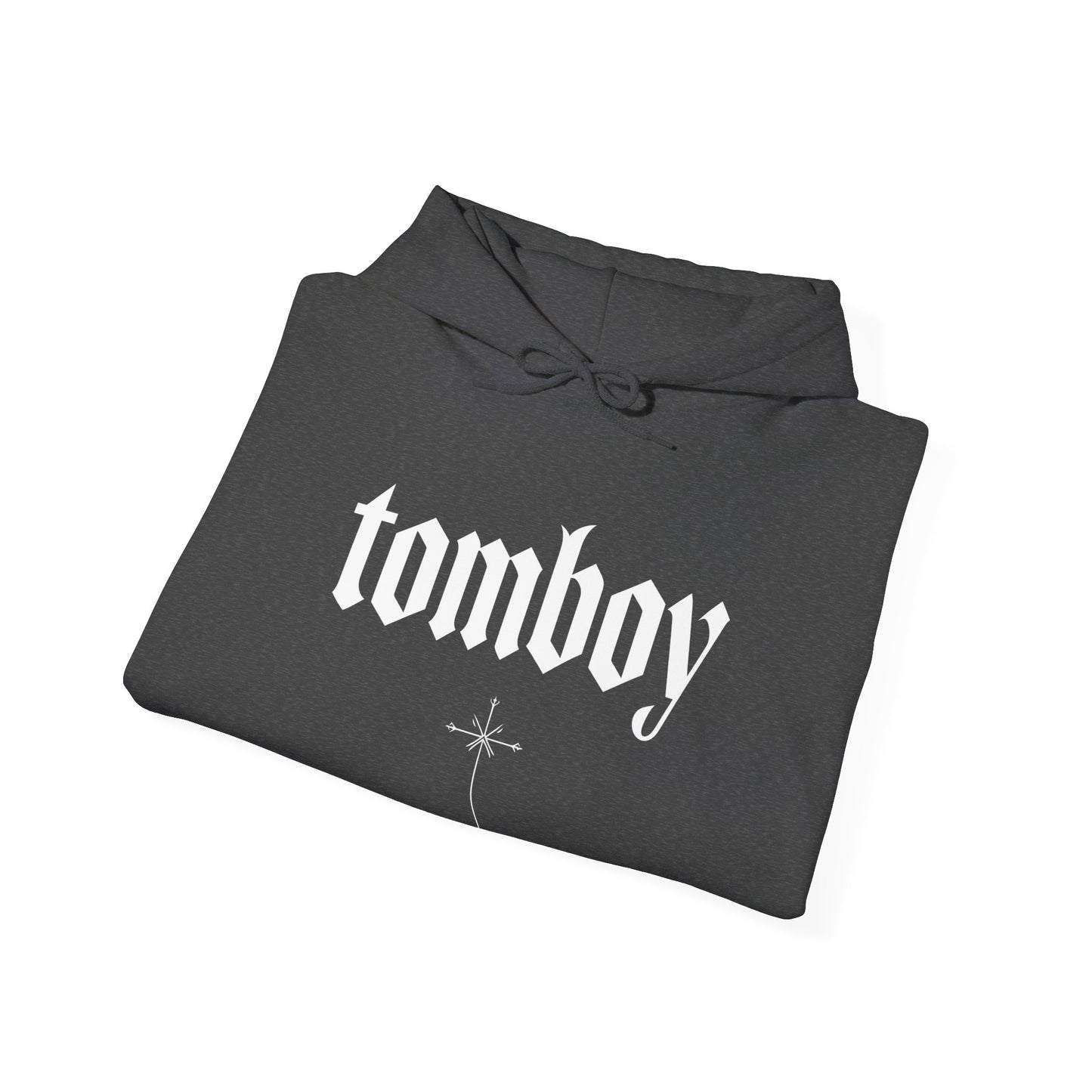 Tomboy Plus Size Hoodie (3XL–5XL) | Gothic Lesbian Streetwear | Pride Apparel by Dyke Clothing Co.