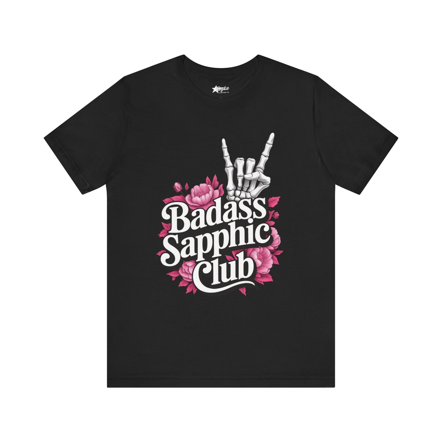 Badass Sapphic Club Tee – Bold Lesbian Graphic Shirt