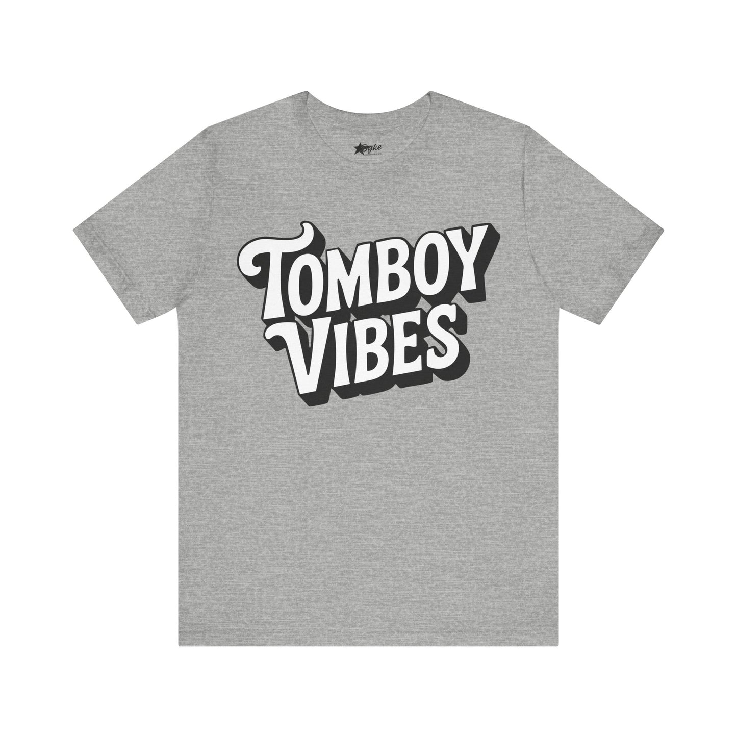 Tomboy Vibes T-Shirt | Bold Lesbian Pride Graphic Tee