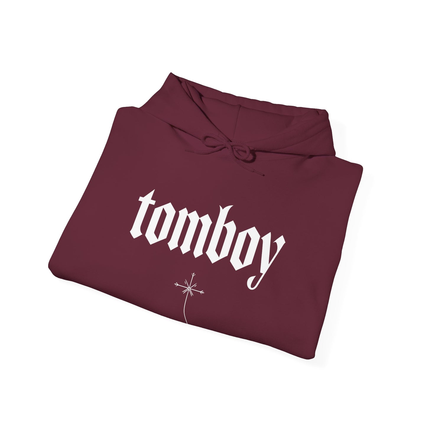 Tomboy Plus Size Hoodie (3XL–5XL) | Gothic Lesbian Streetwear | Pride Apparel by Dyke Clothing Co.
