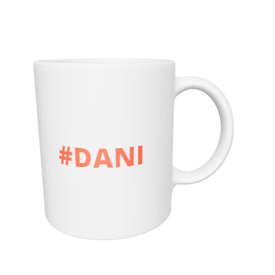 Dani fan White glossy mug || Dyke Clothing Co.