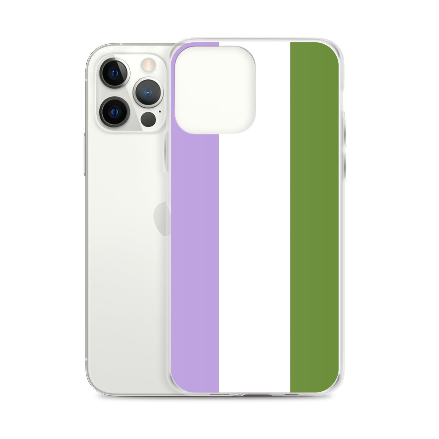 Genderqueer Flag Clear Case for iPhone®