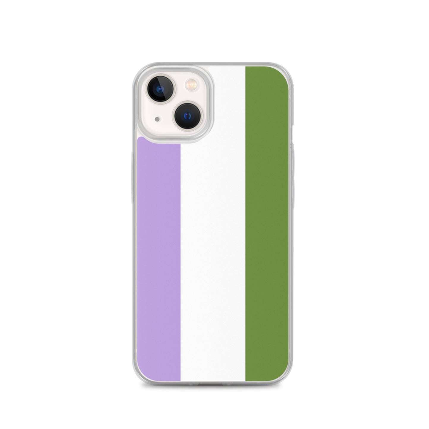 Genderqueer Flag Clear Case for iPhone®