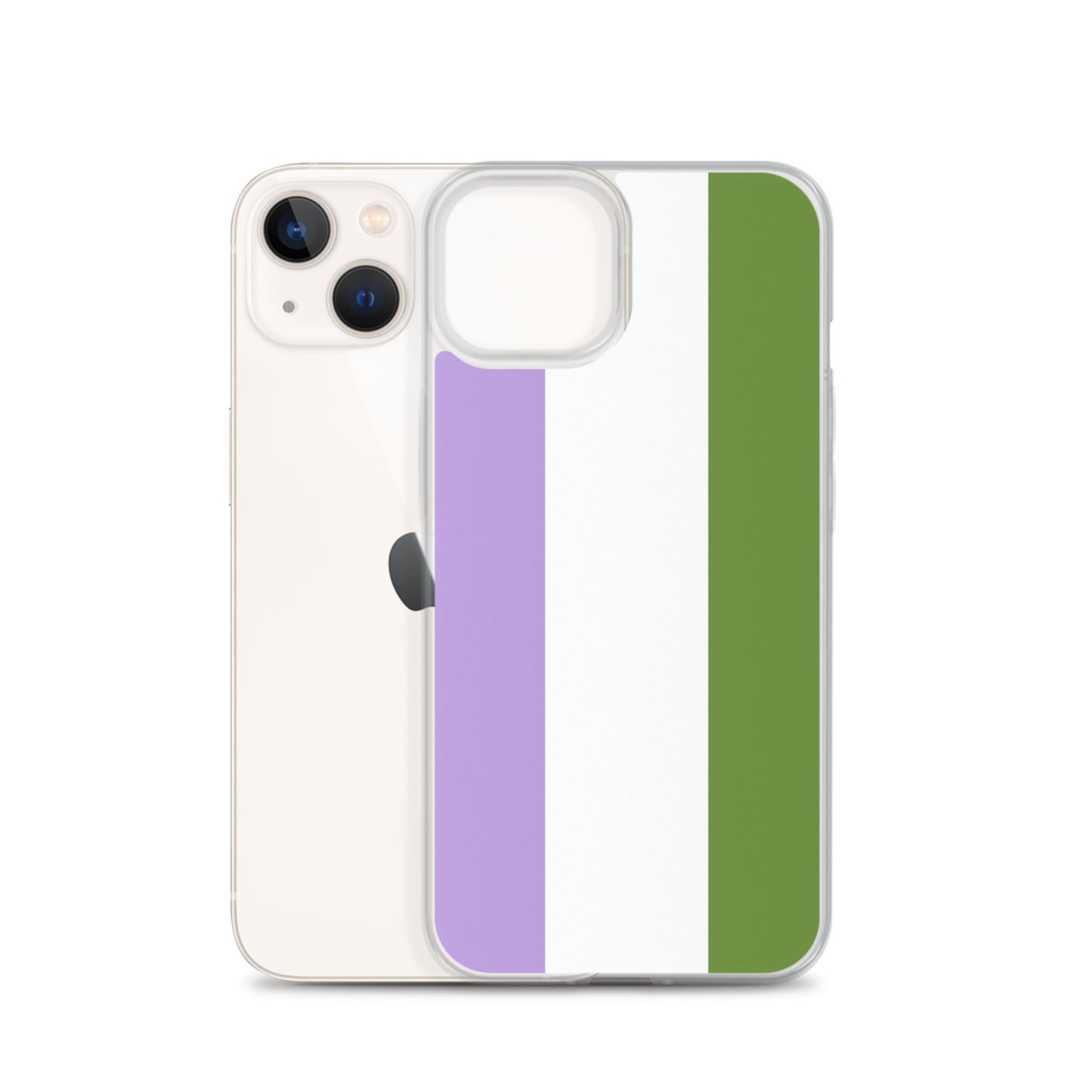 Genderqueer Flag Clear Case for iPhone®