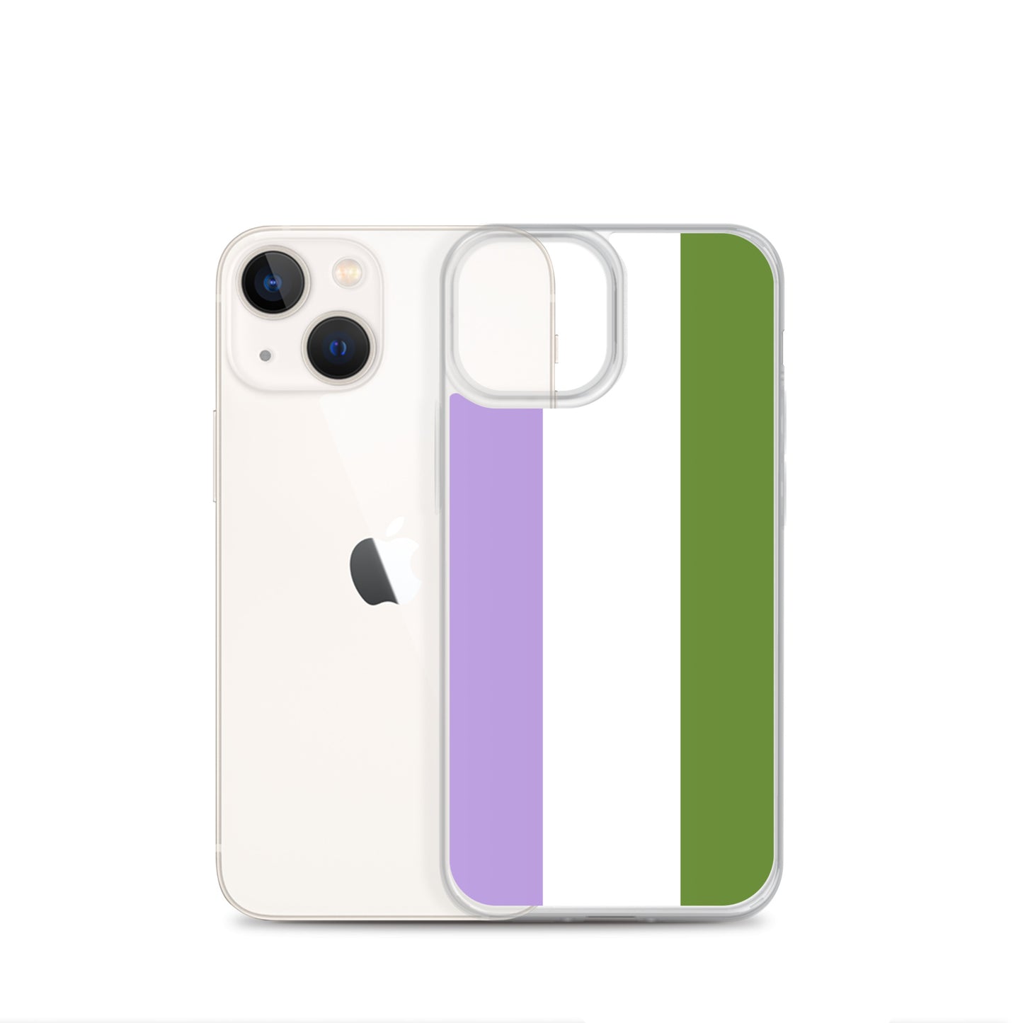 Genderqueer Flag Clear Case for iPhone®