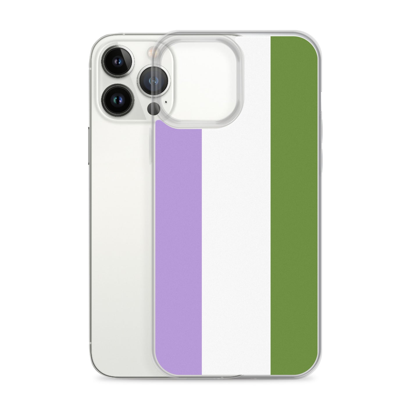 Genderqueer Flag Clear Case for iPhone®