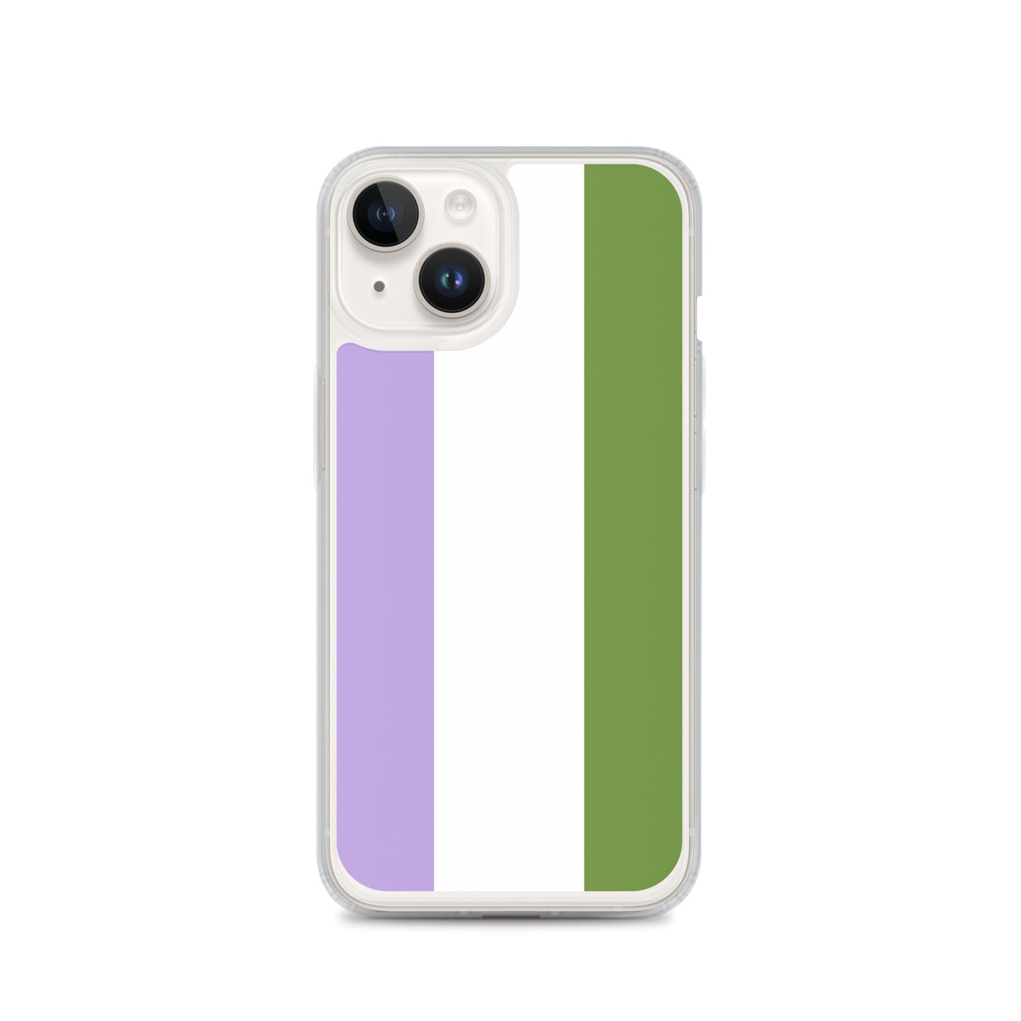 Genderqueer Flag Clear Case for iPhone®