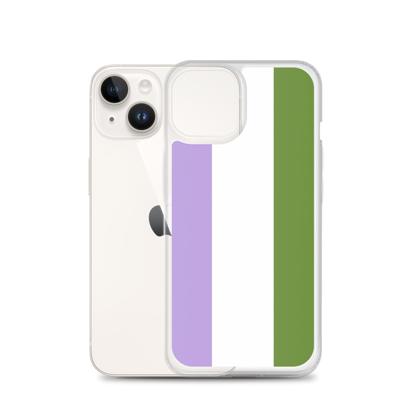 Genderqueer Flag Clear Case for iPhone®