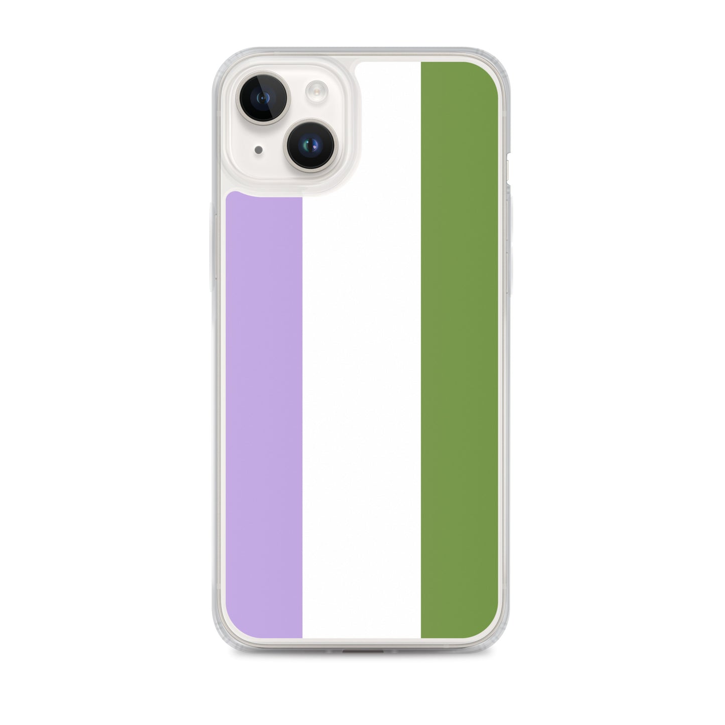 Genderqueer Flag Clear Case for iPhone®