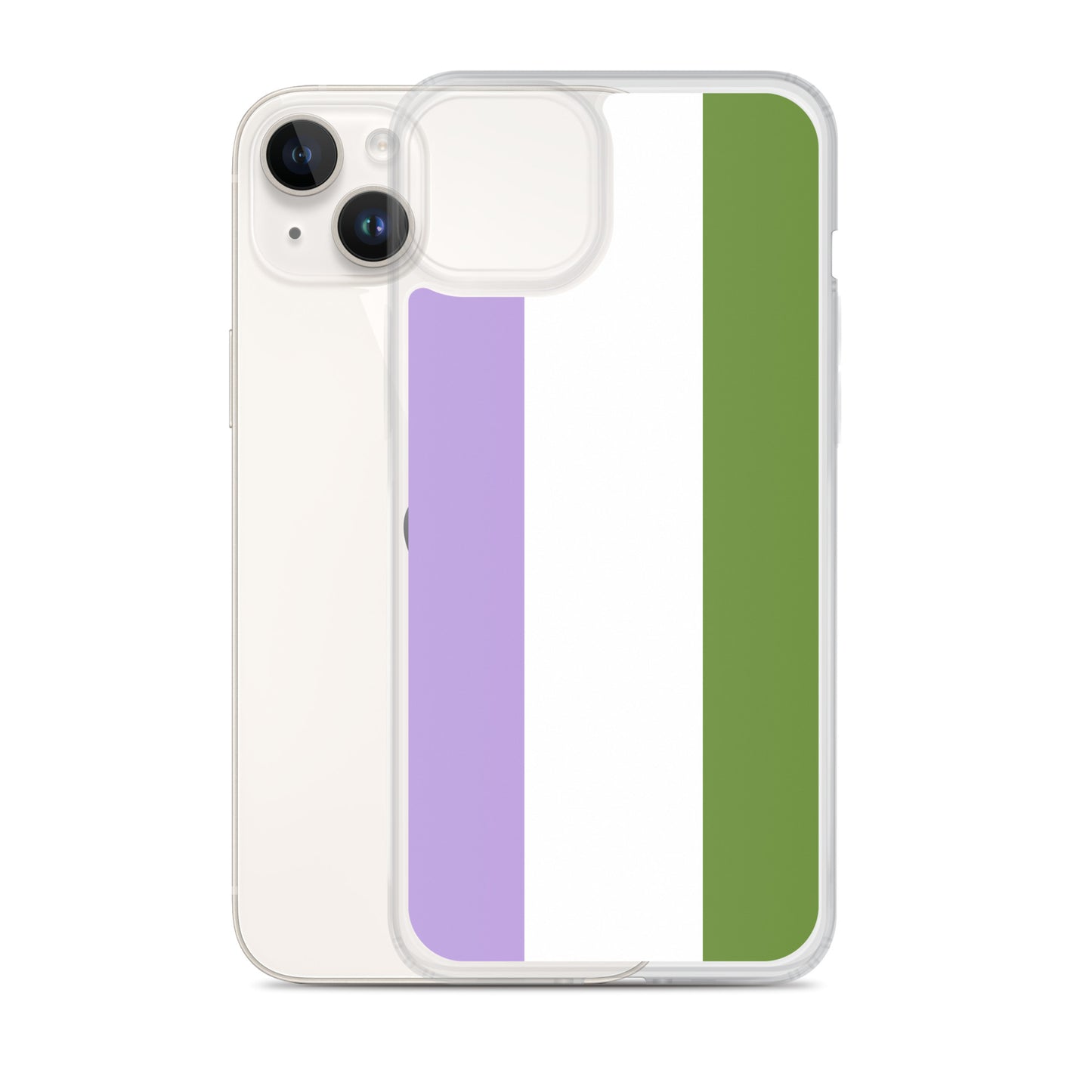 Genderqueer Flag Clear Case for iPhone®