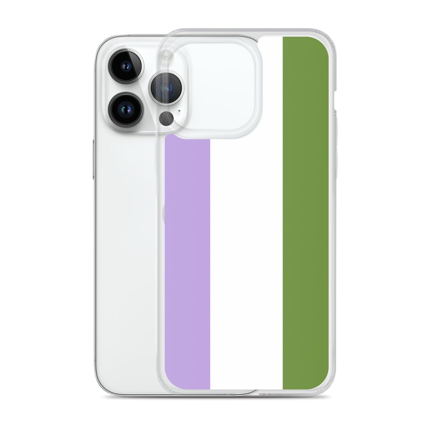 Genderqueer Flag Clear Case for iPhone®