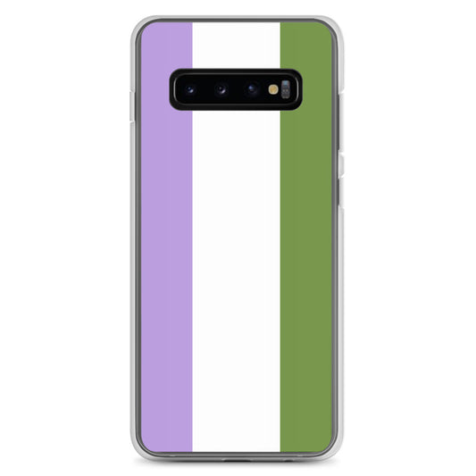 Genderqueer Flag Clear Case for Samsung®