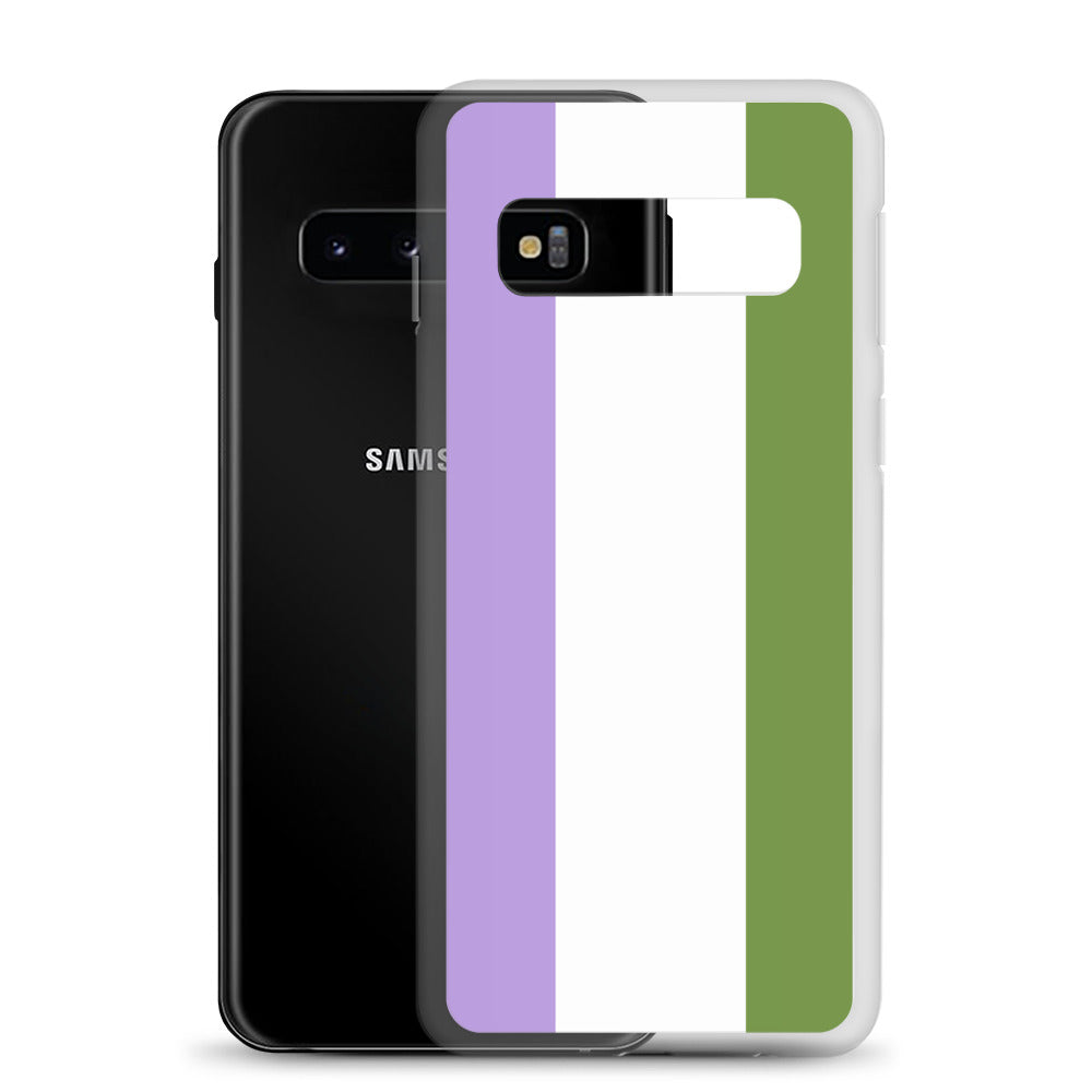 Genderqueer Flag Clear Case for Samsung®