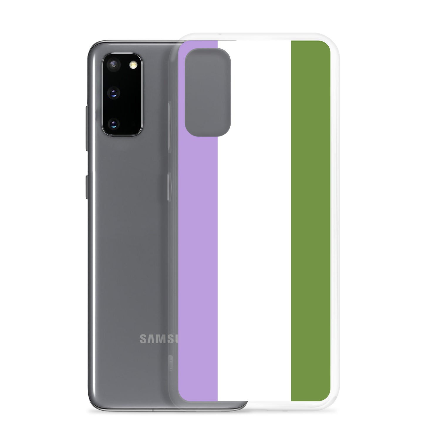 Genderqueer Flag Clear Case for Samsung®