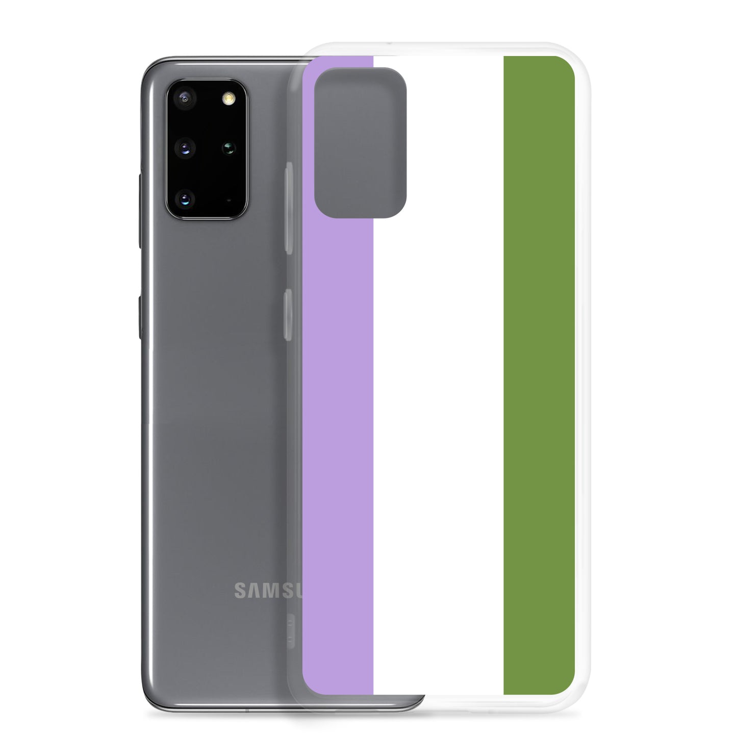 Genderqueer Flag Clear Case for Samsung®