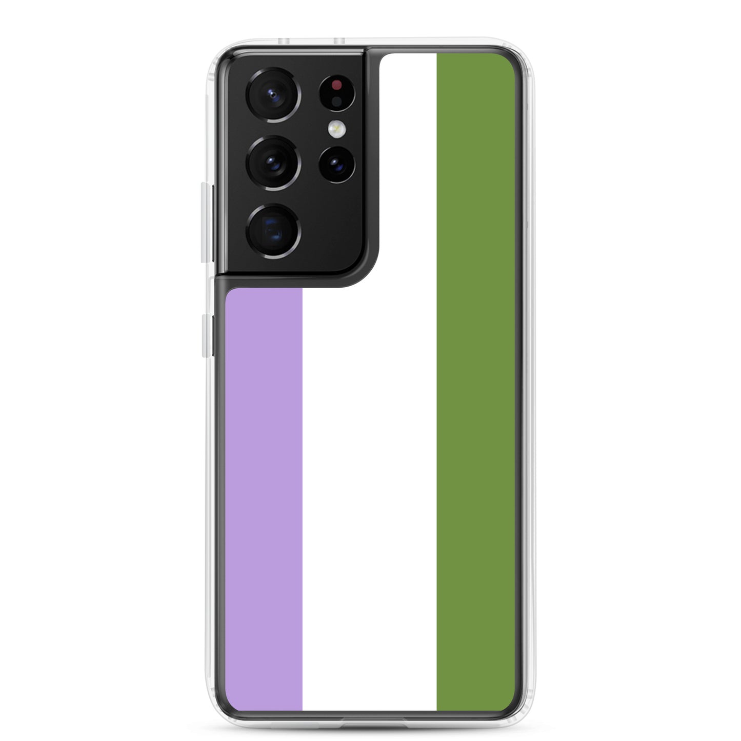 Genderqueer Flag Clear Case for Samsung®