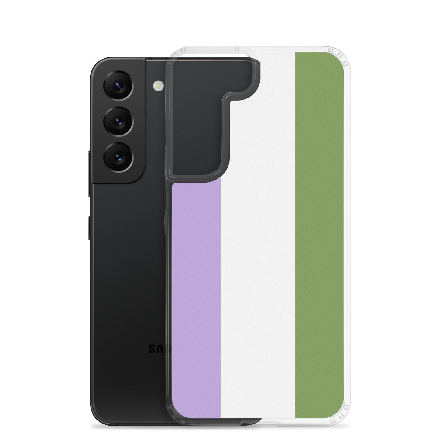 Genderqueer Flag Clear Case for Samsung®