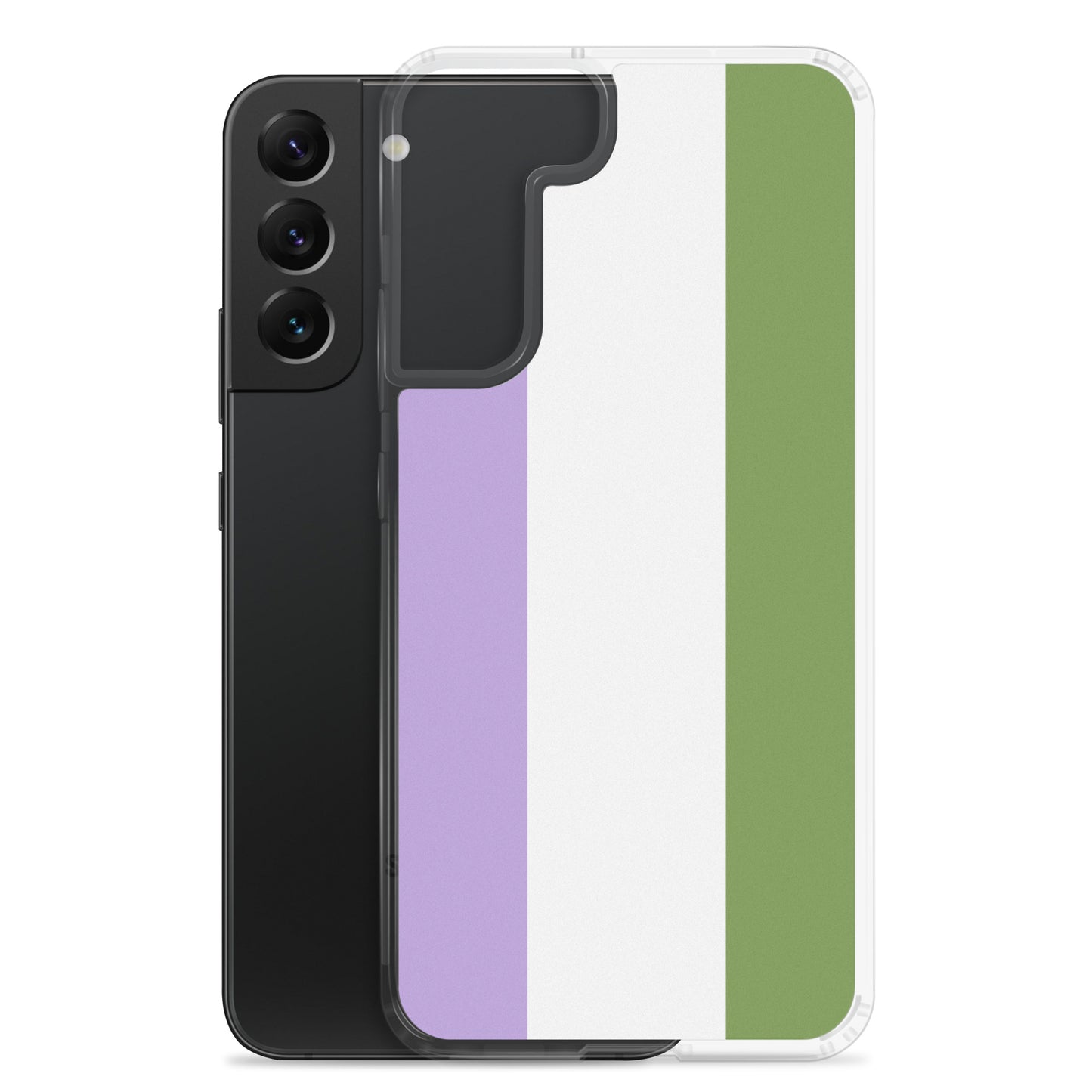 Genderqueer Flag Clear Case for Samsung®