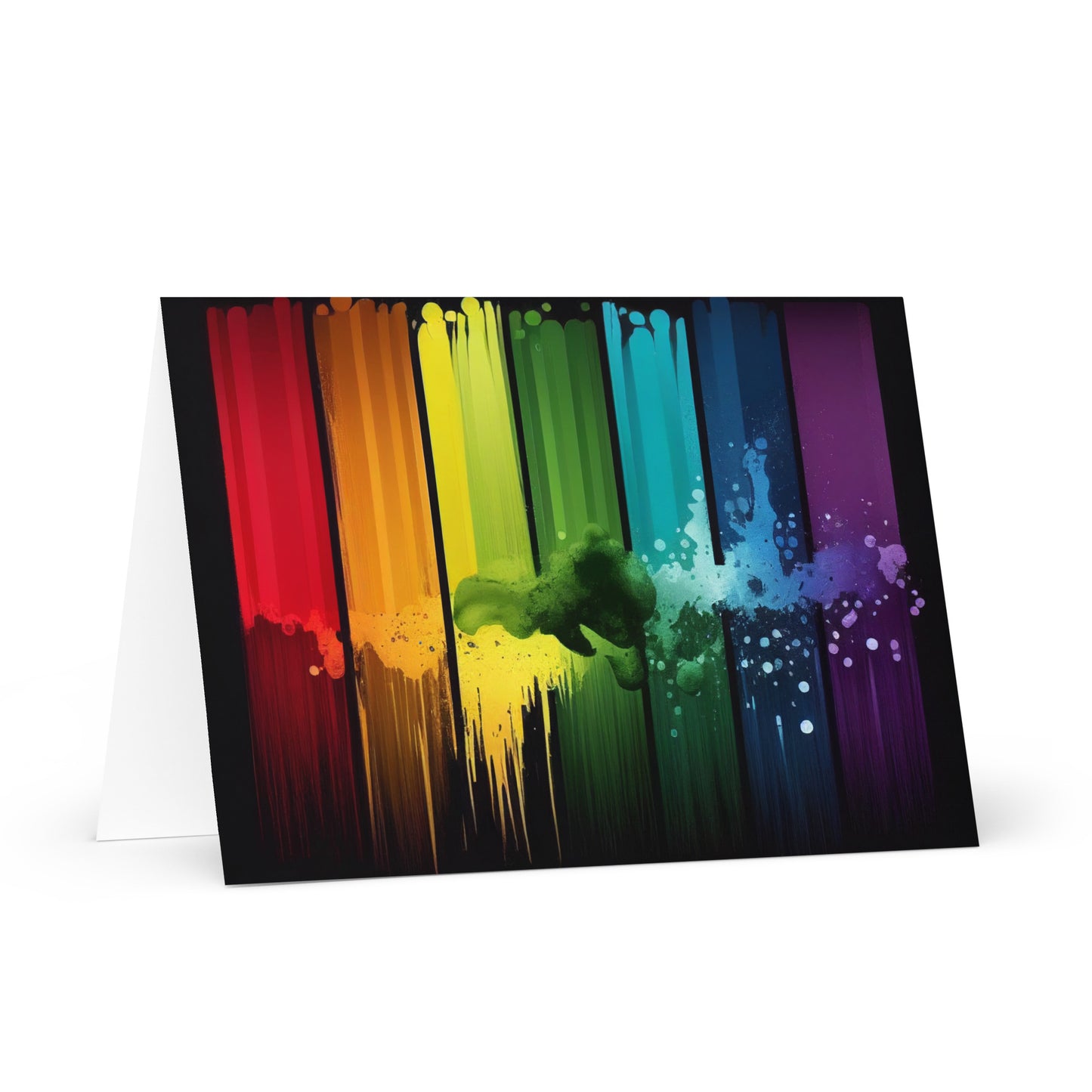 Rainbow Palette Pride Greeting card