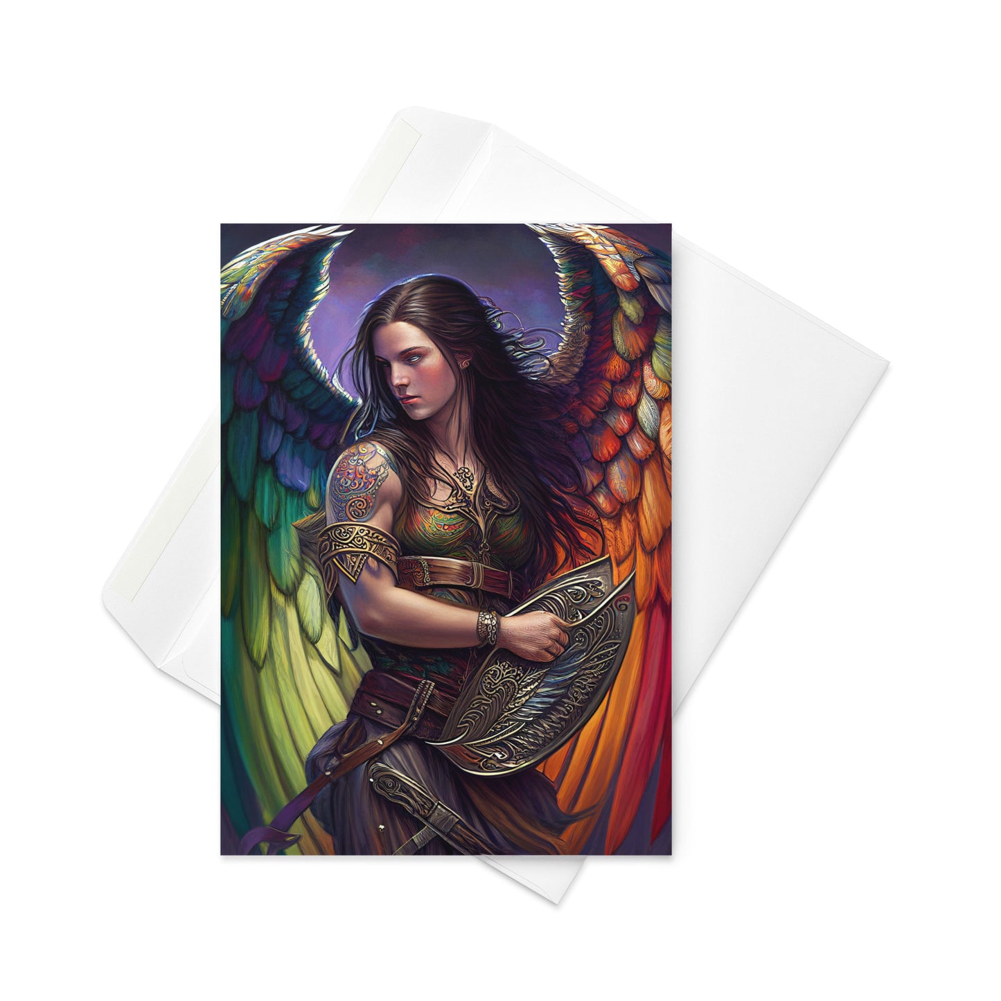 Lesbian Celtic Tribal Greeting card