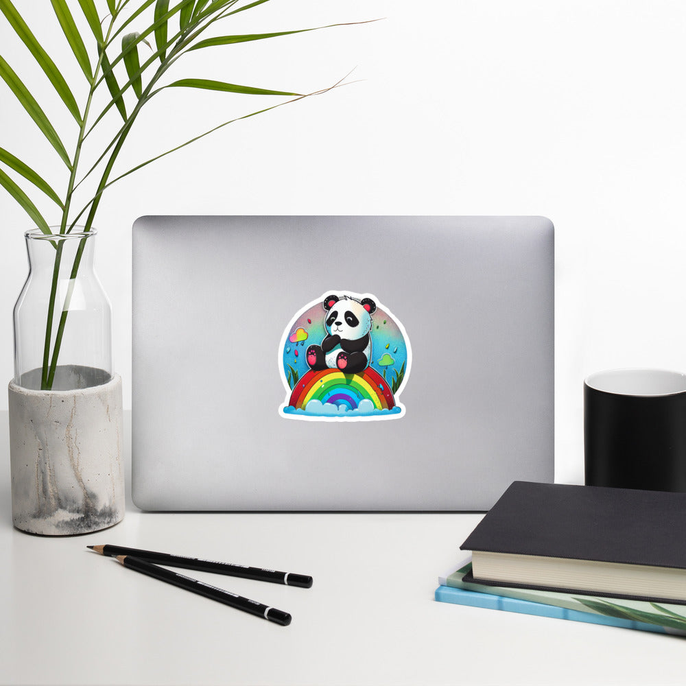 Cute Panda and Rainbow stickers