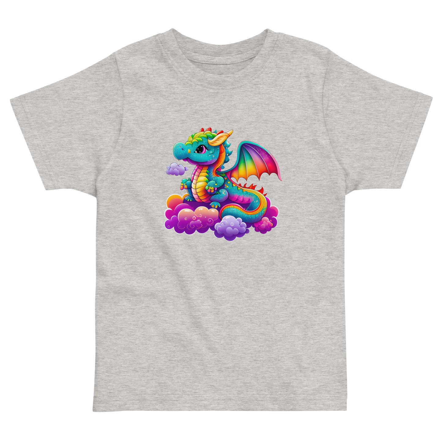 Rainbow Dragon Toddler jersey t-shirt