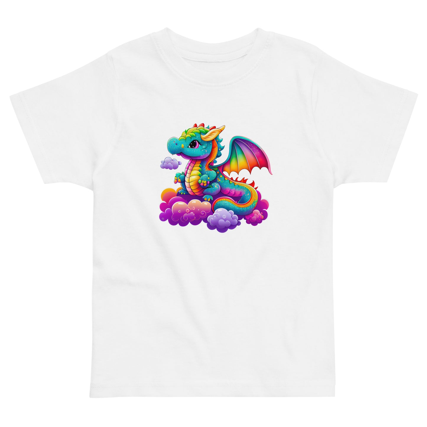 Rainbow Dragon Toddler jersey t-shirt