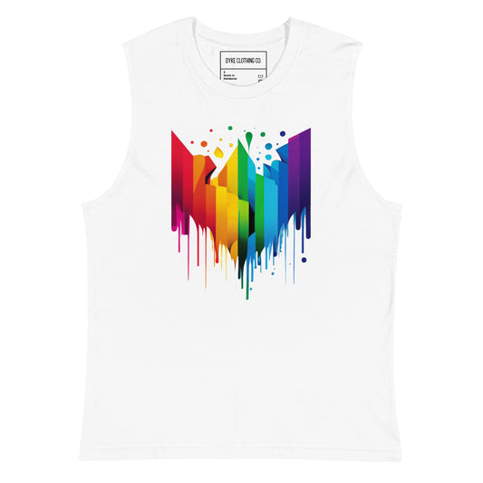 Geometric Pride Muscle Shirt