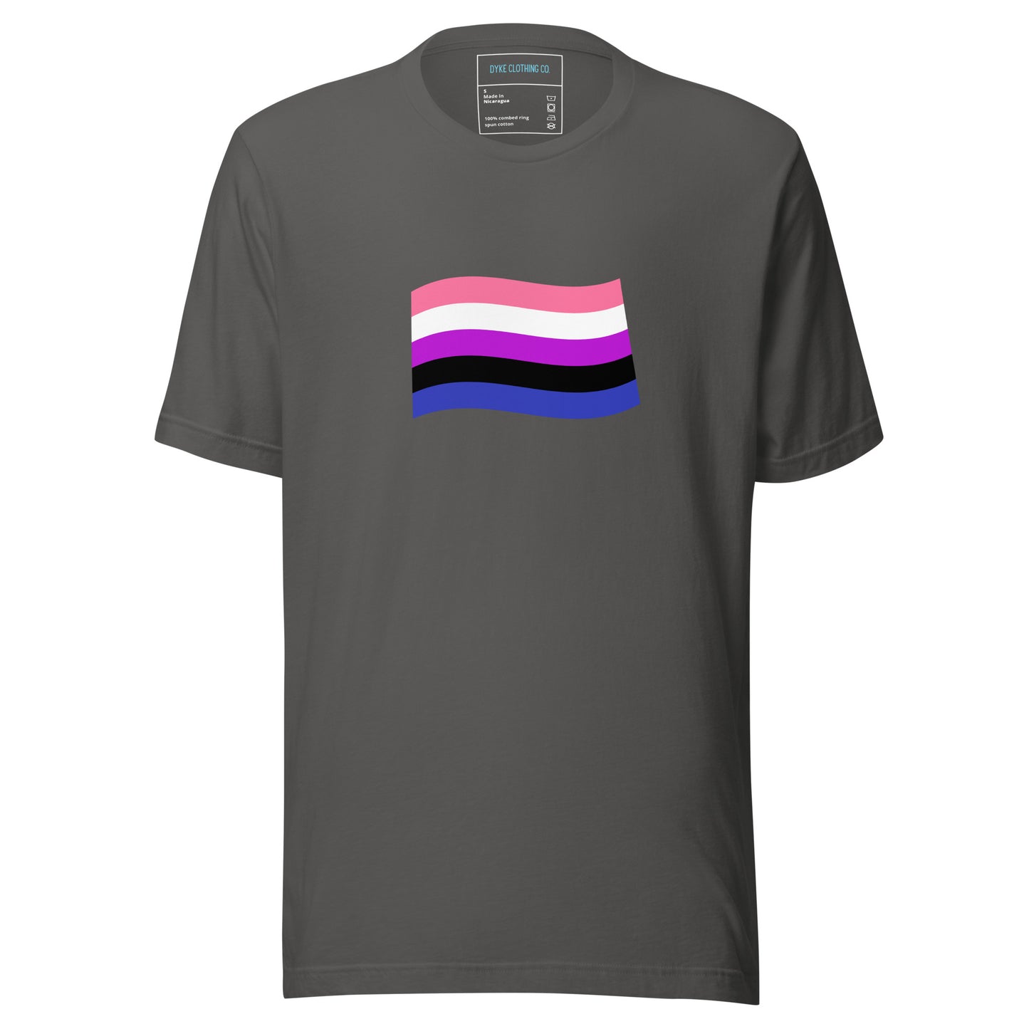 Genderfluid Flag Unisex t-shirt ||