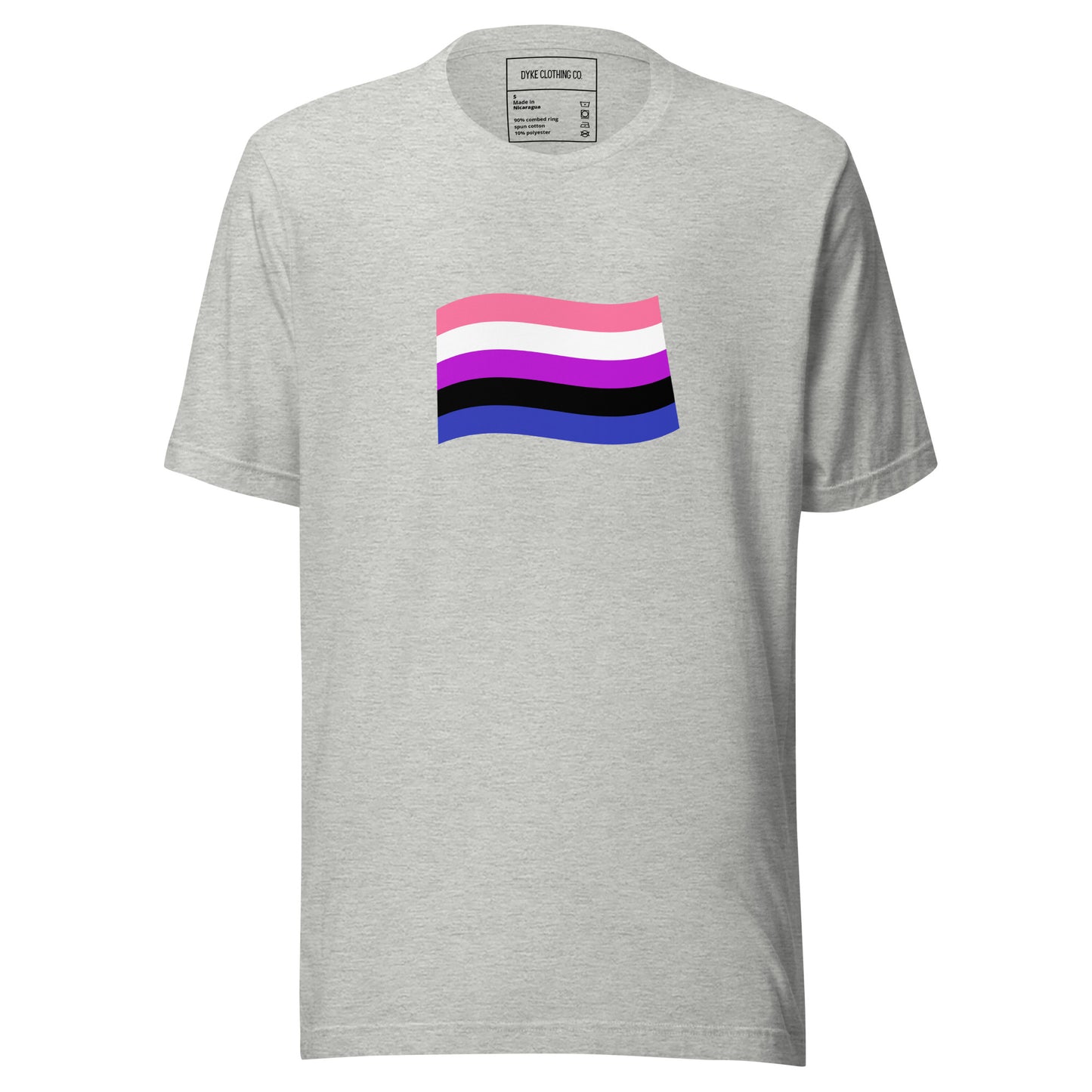 Genderfluid Flag Unisex t-shirt ||