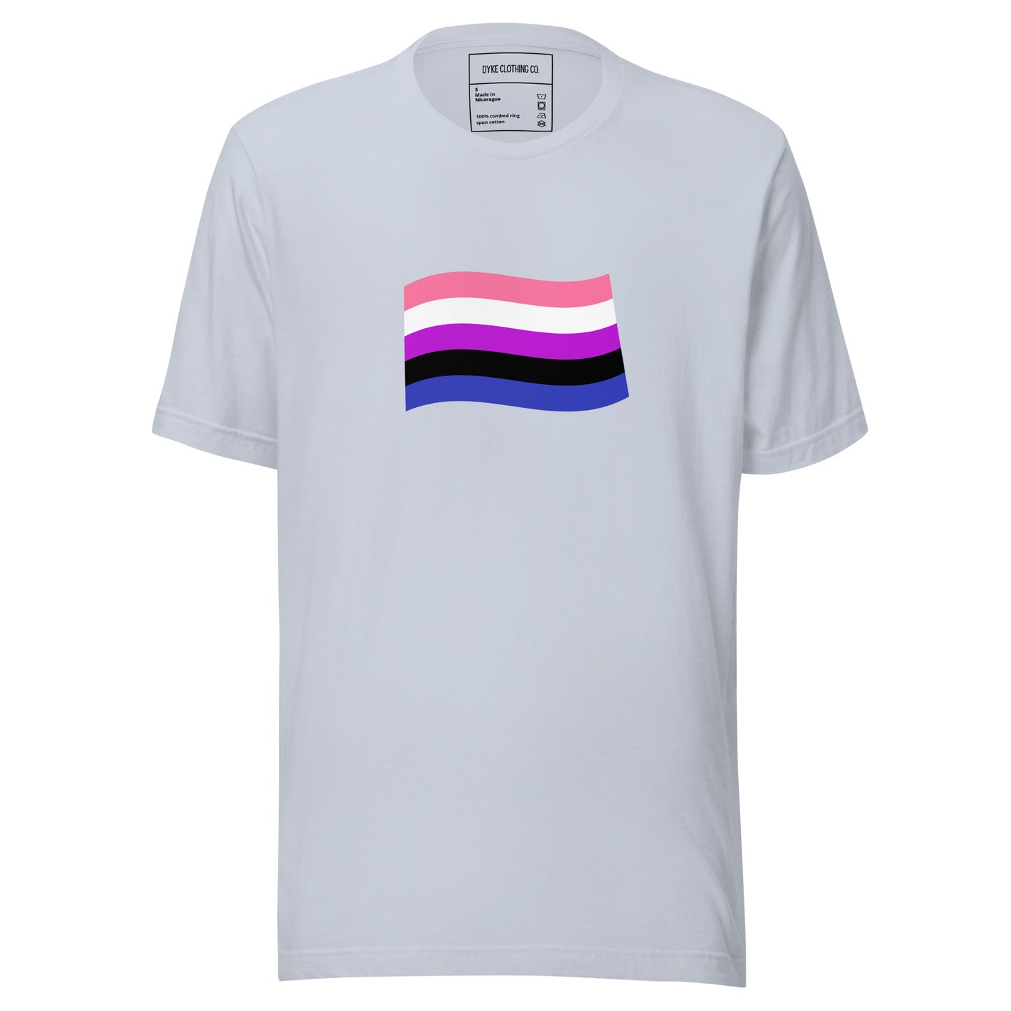 Genderfluid Flag Unisex t-shirt ||