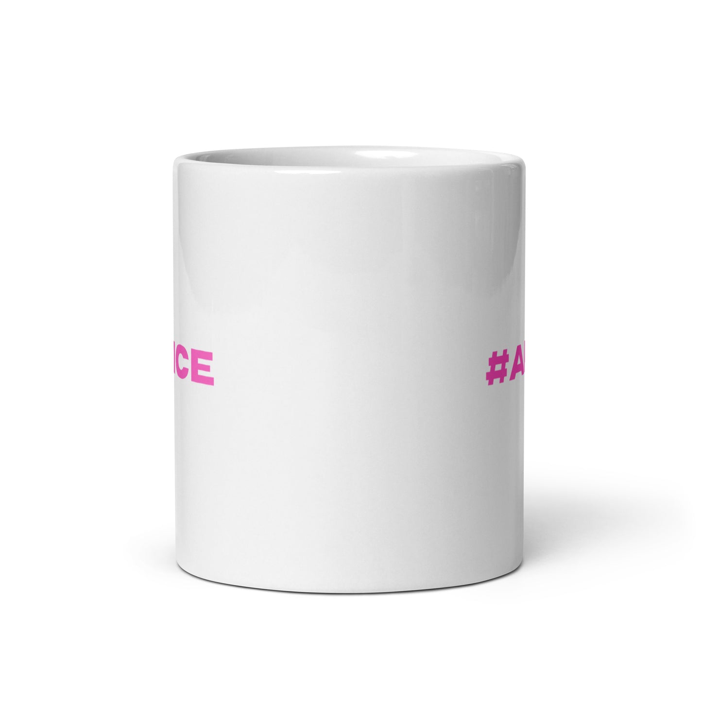 Alice fan White glossy mug || Dyke Clothing Co.