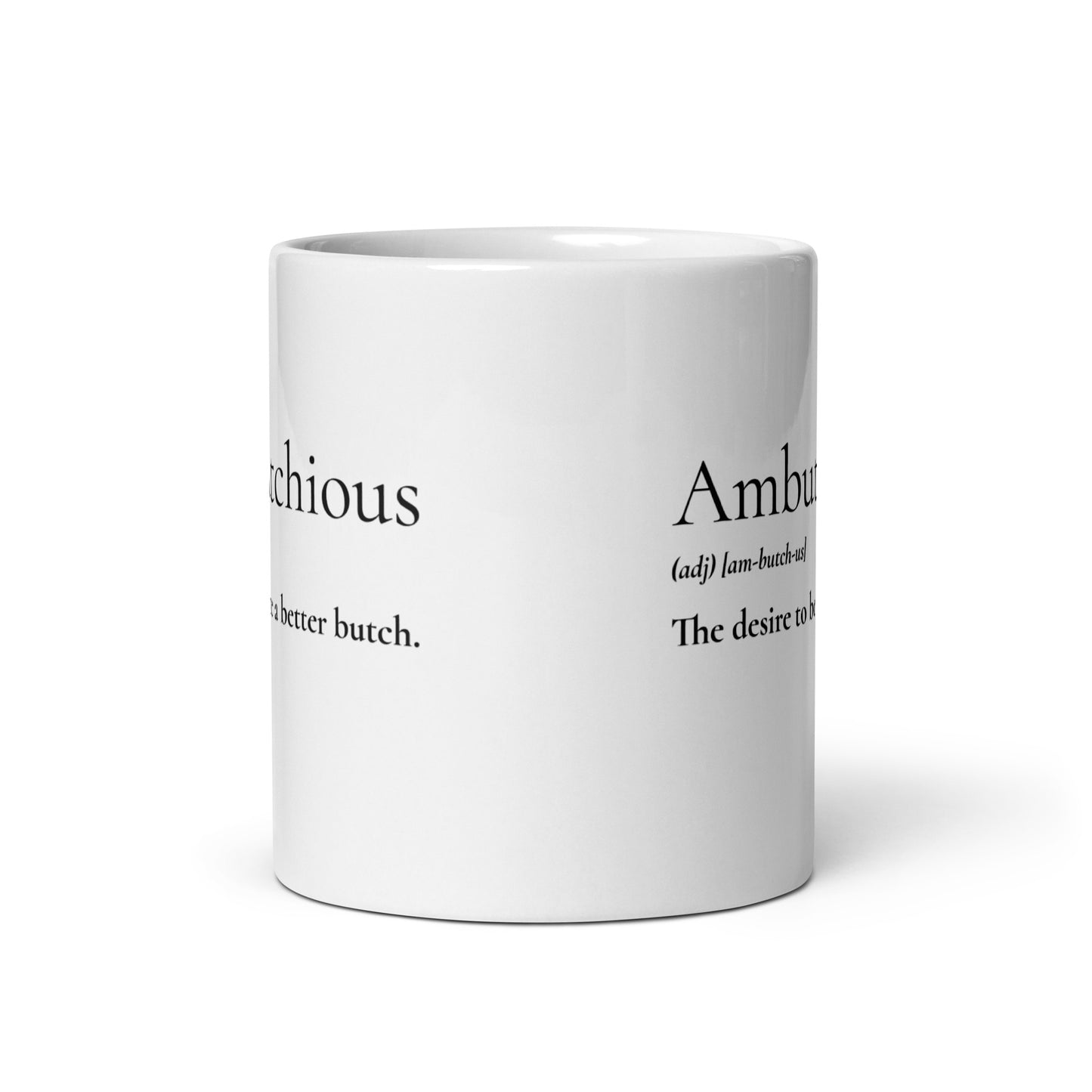 Ambutchious Lesbian mug || Dyke Clothing Co.