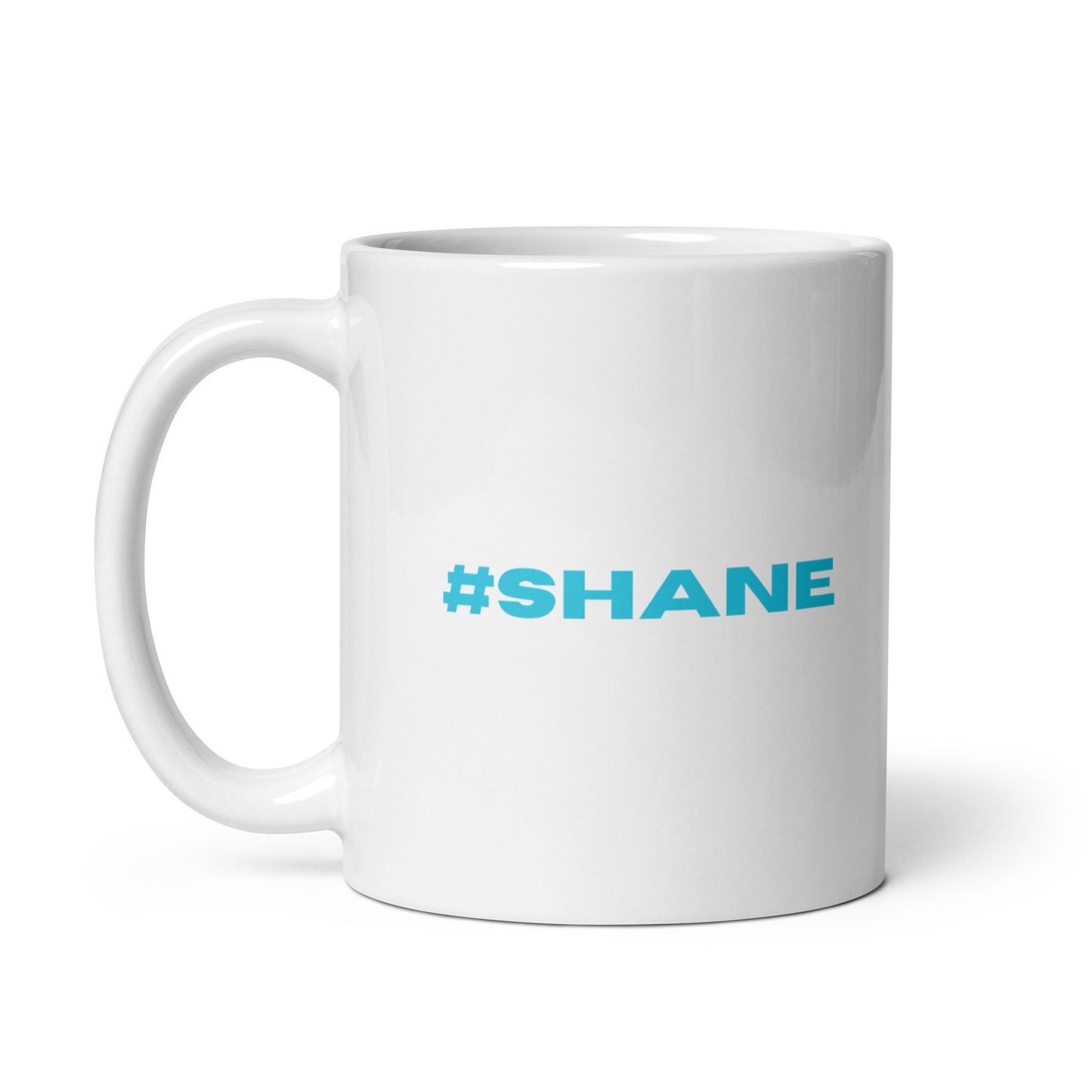 Shane fan White glossy mug || Dyke Clothing Co.