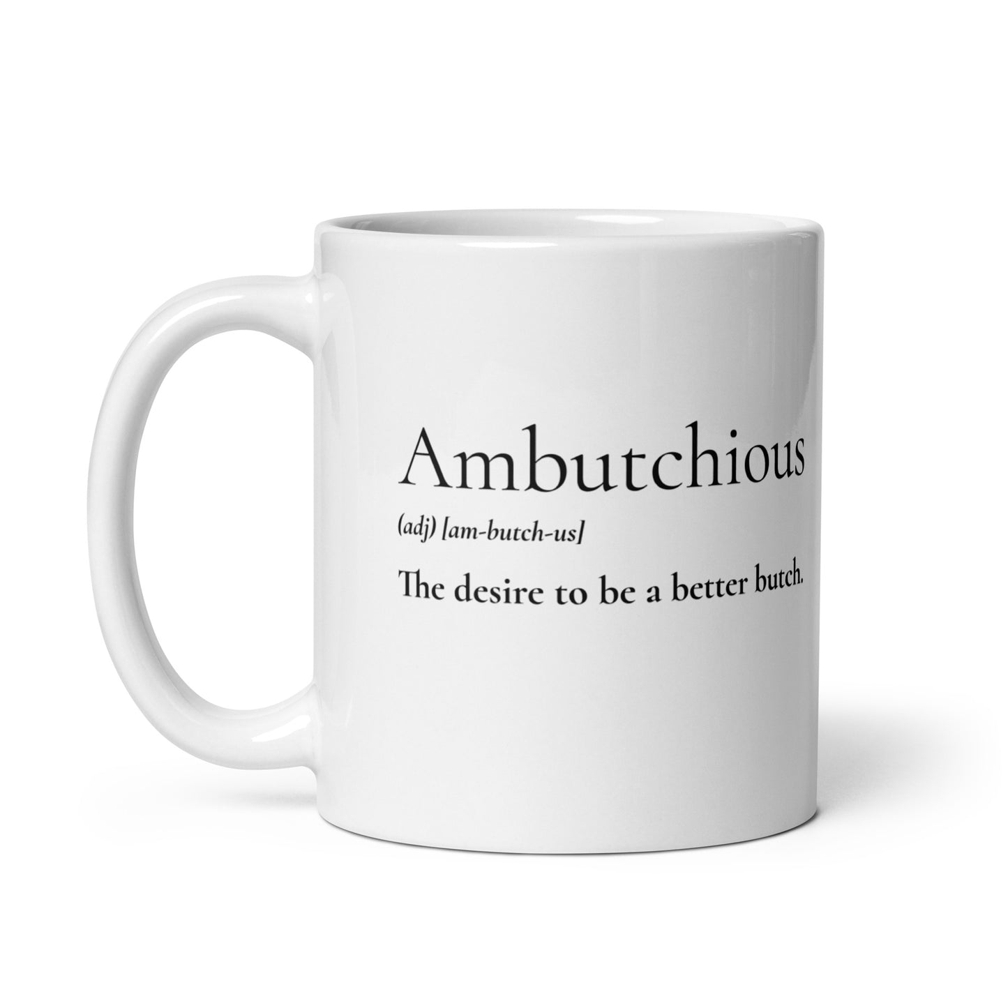 Ambutchious Lesbian mug || Dyke Clothing Co.